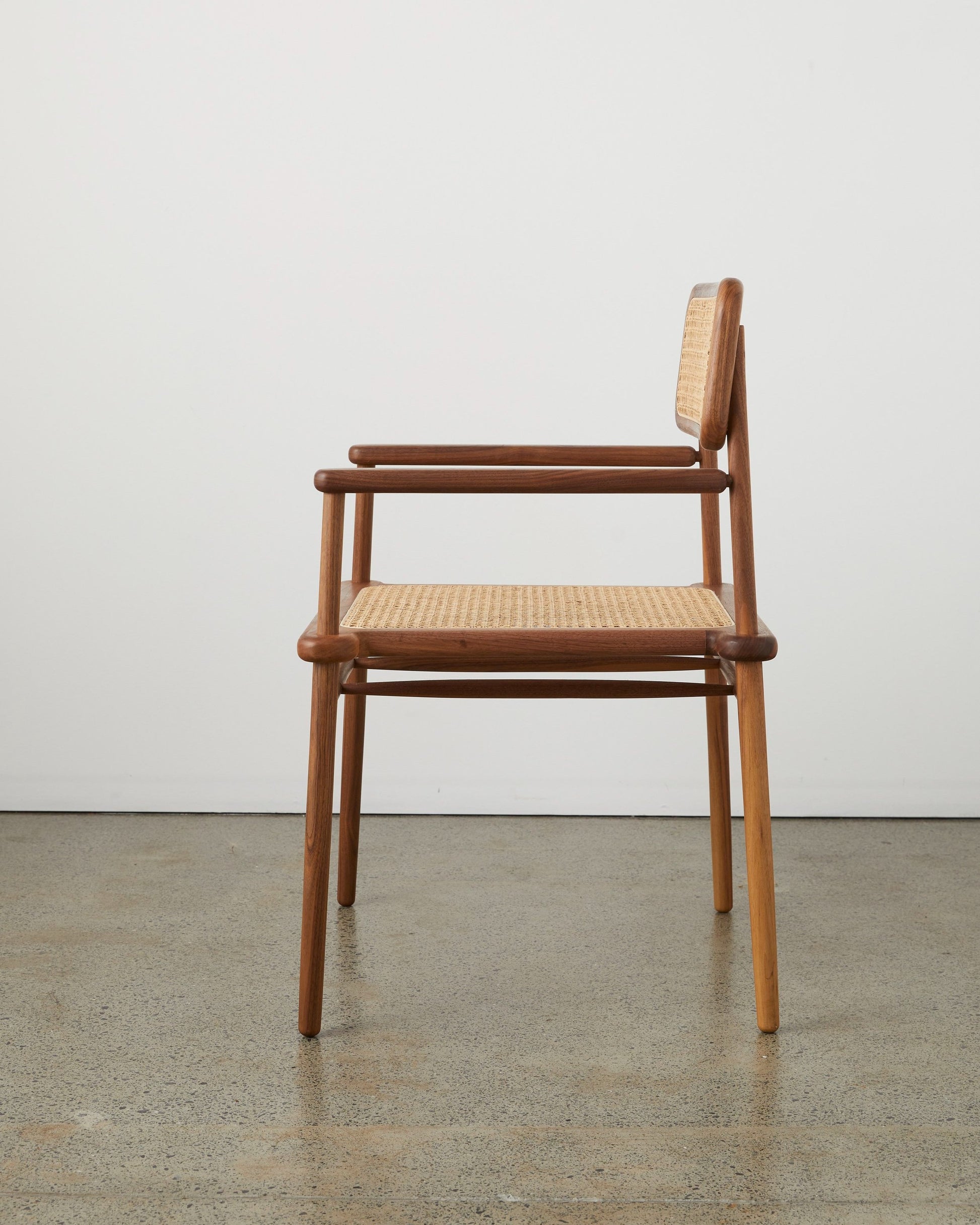 June Dining Chair with Armrest - Lakkadhaara