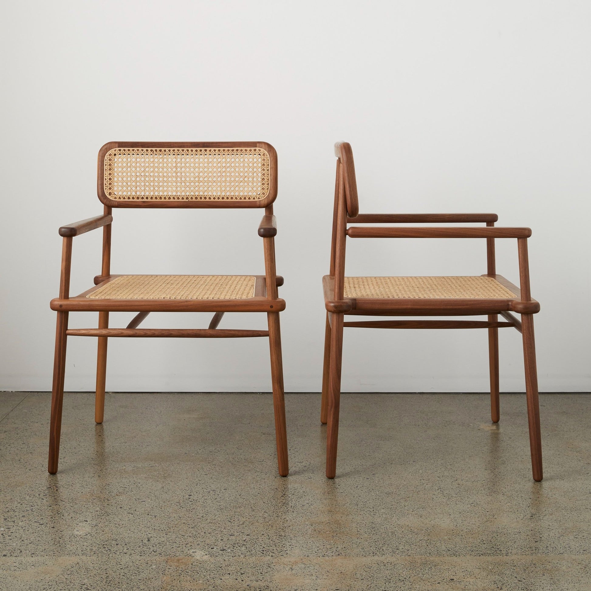 June Dining Chair with Armrest - Lakkadhaara