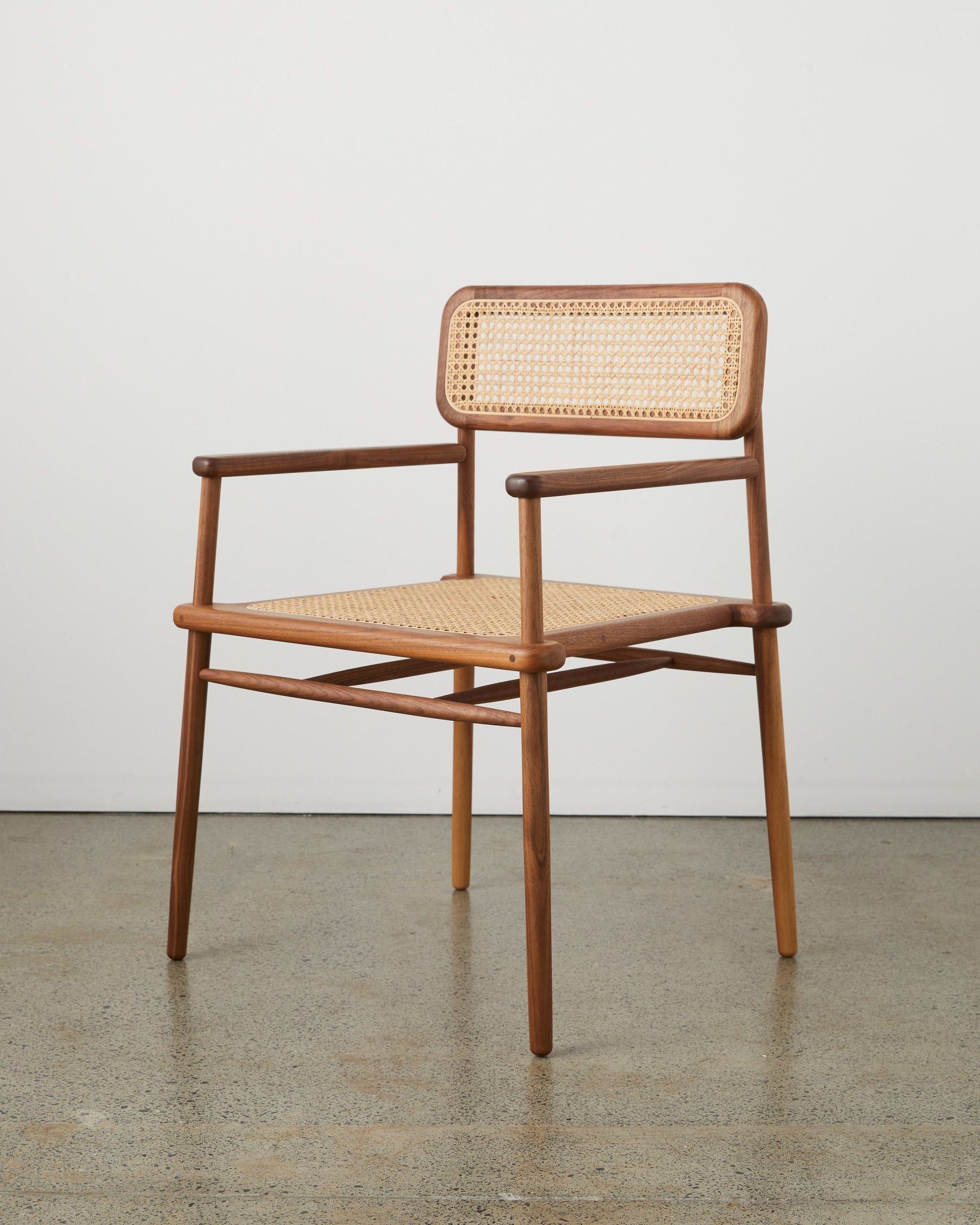 June Dining Chair with Armrest - Lakkadhaara