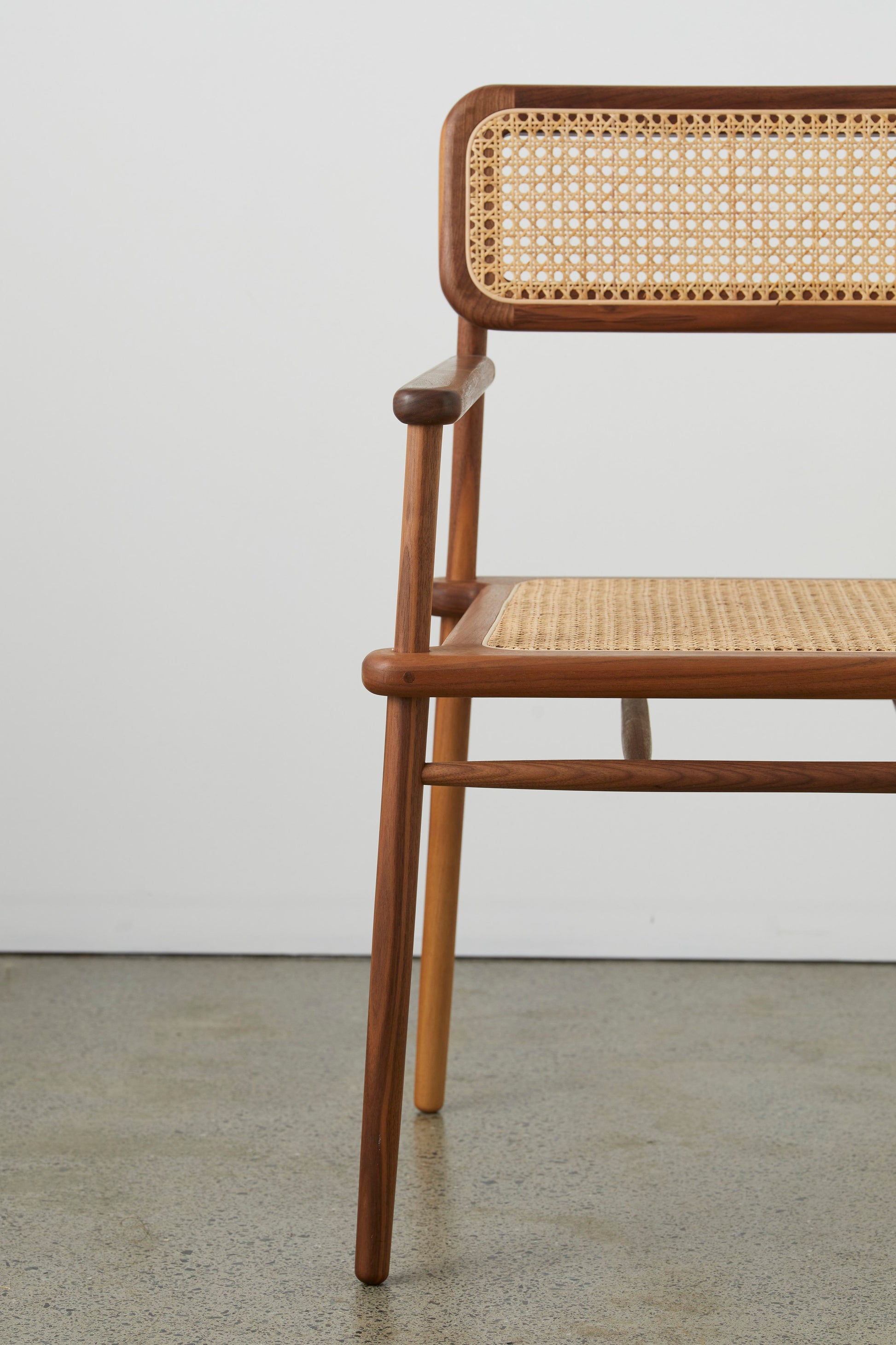 June Dining Chair with Armrest - Lakkadhaara