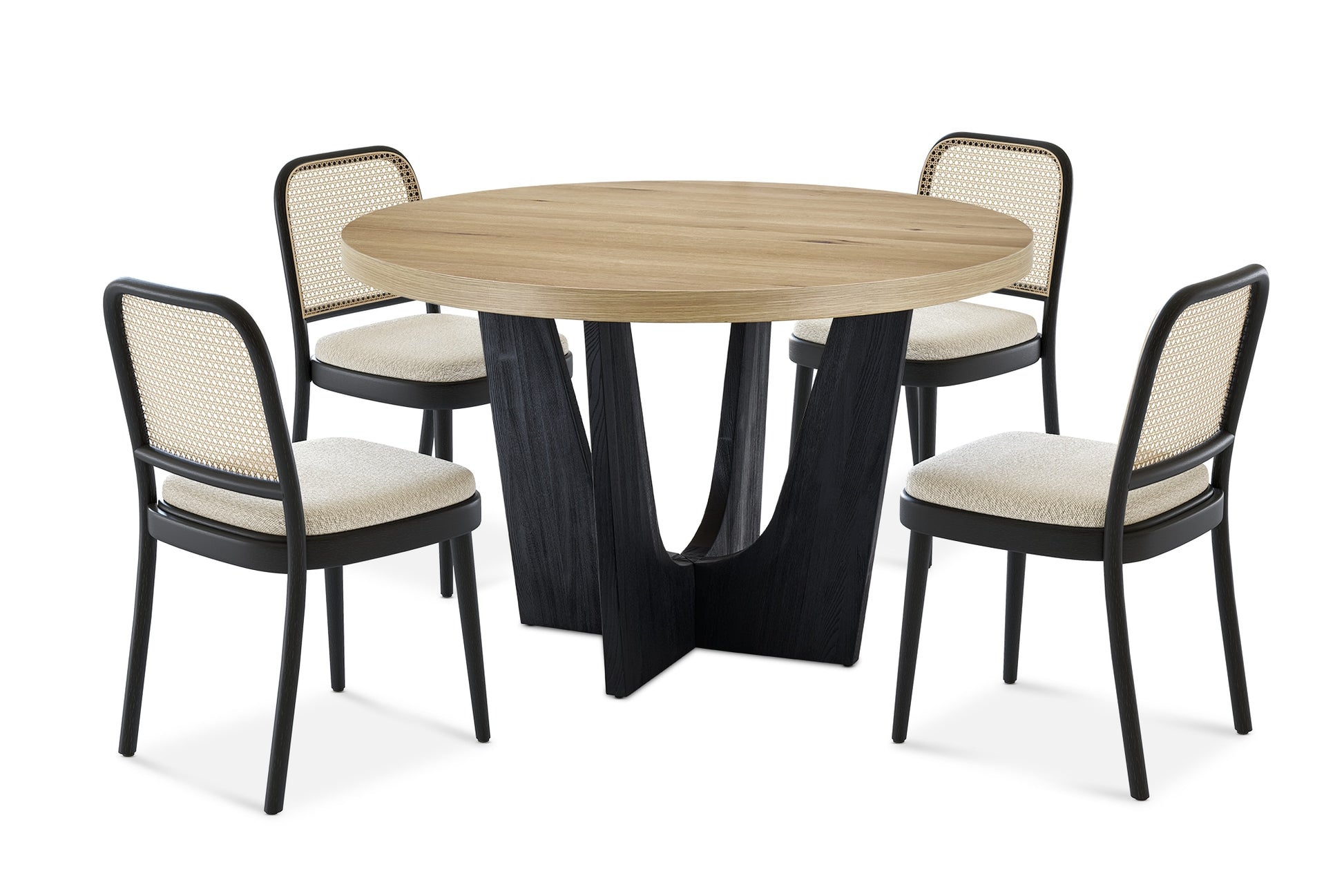 Mitsuki Round Dining Table - Lakkadhaara