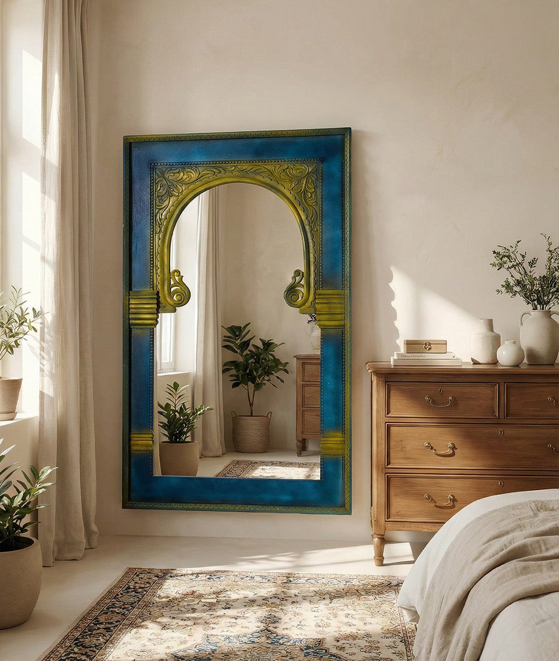 Mrugaj Carved Mirror