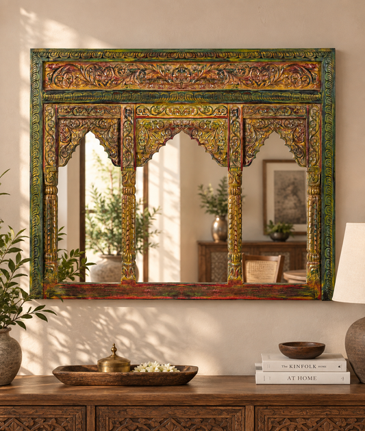 Nivansh Carved Mirror