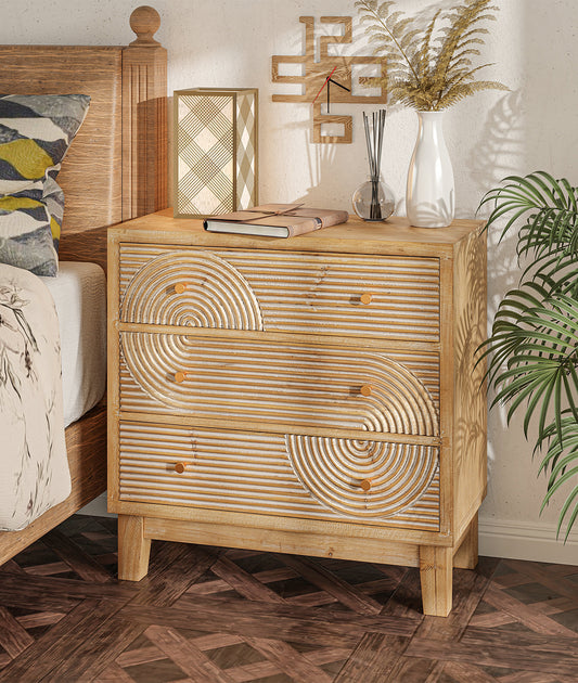 Nubra Bedside Table