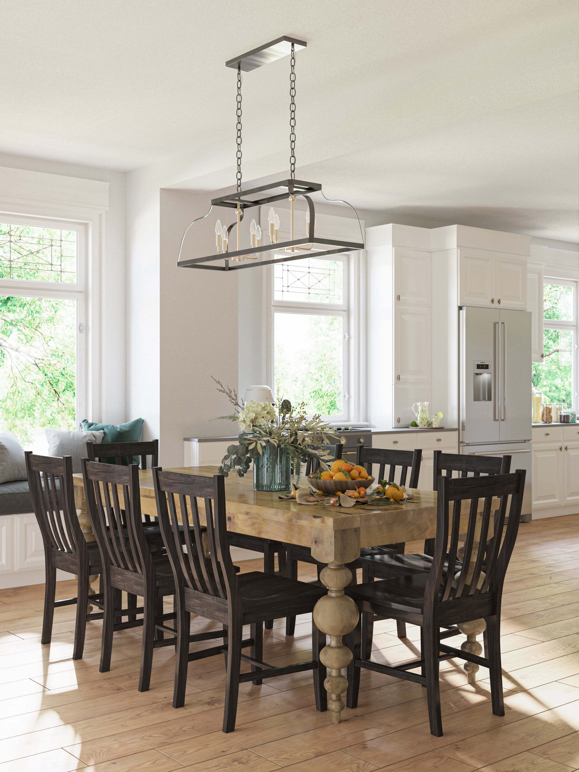 Opal Solid Wood Dining Table - Lakkadhaara
