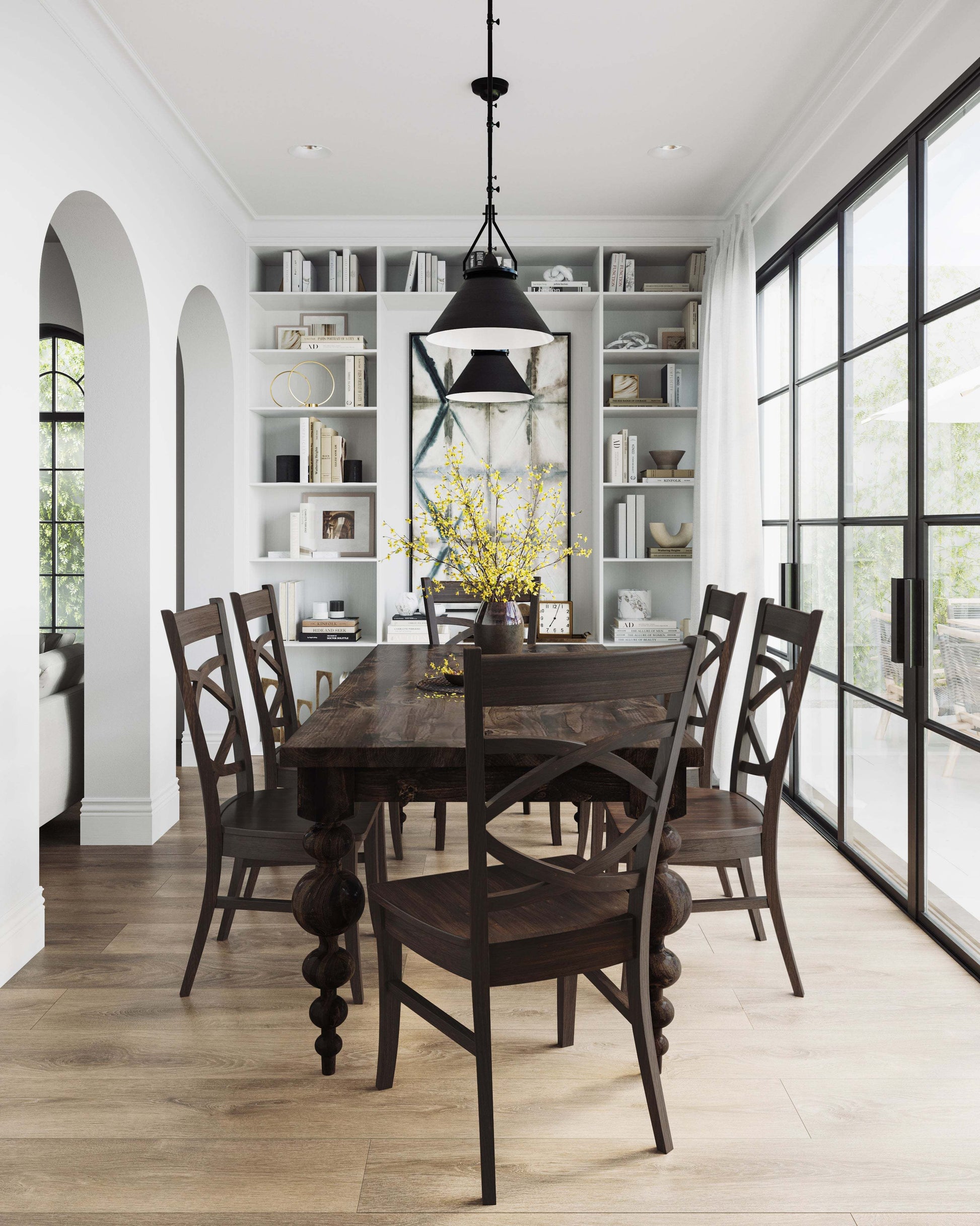 Opal Solid Wood Dining Table - Lakkadhaara