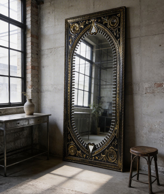 Sukrit Carved Mirror