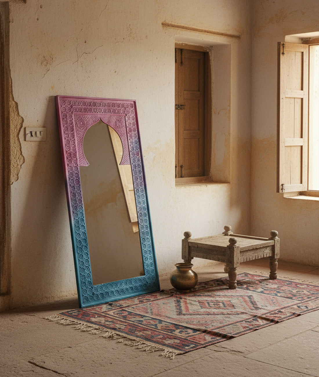 Taj Carved Mirror