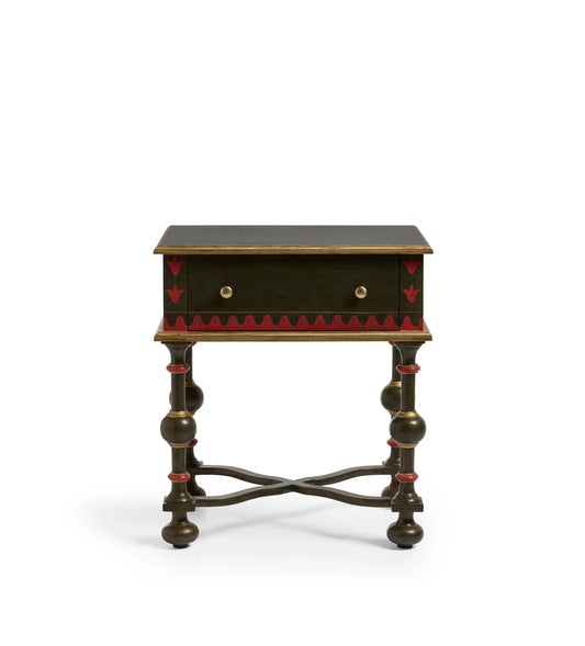 Tughluq Bed Side hand painted