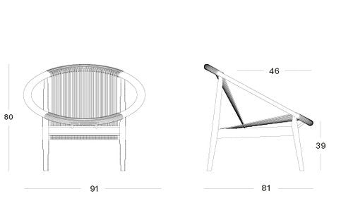 Vincent Lounge Chair - Lakkadhaara