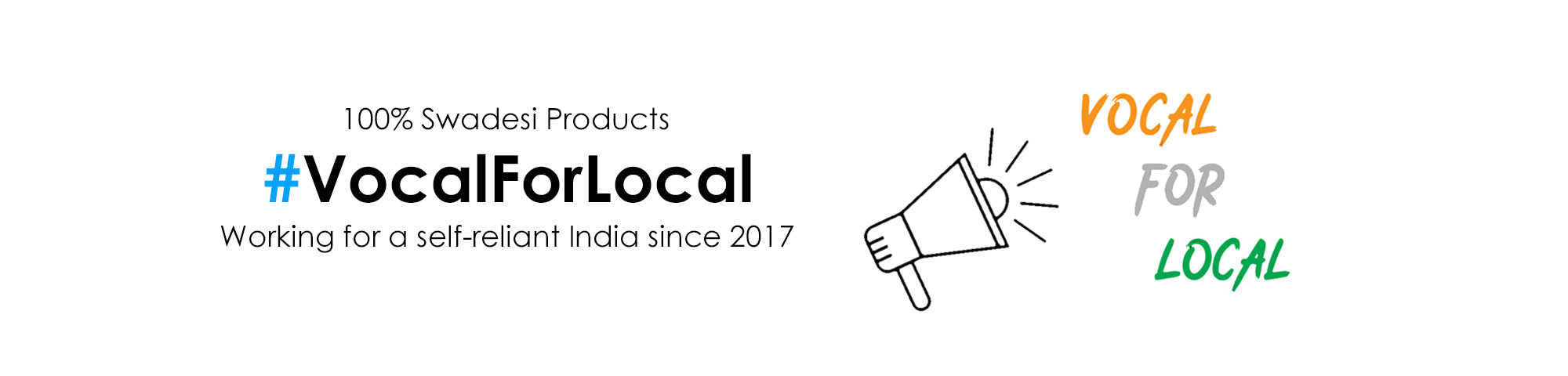 Vocal For Local 100% made in india products