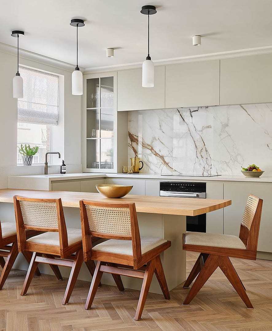Washington Rattan Dining Chair - Lakkadhaara