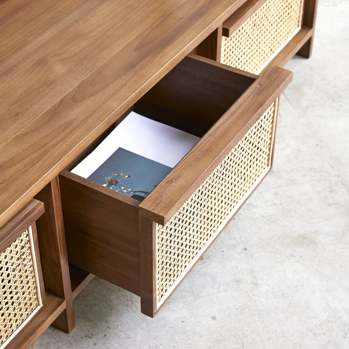 Yoko Rattan TV Unit - Lakkadhaara