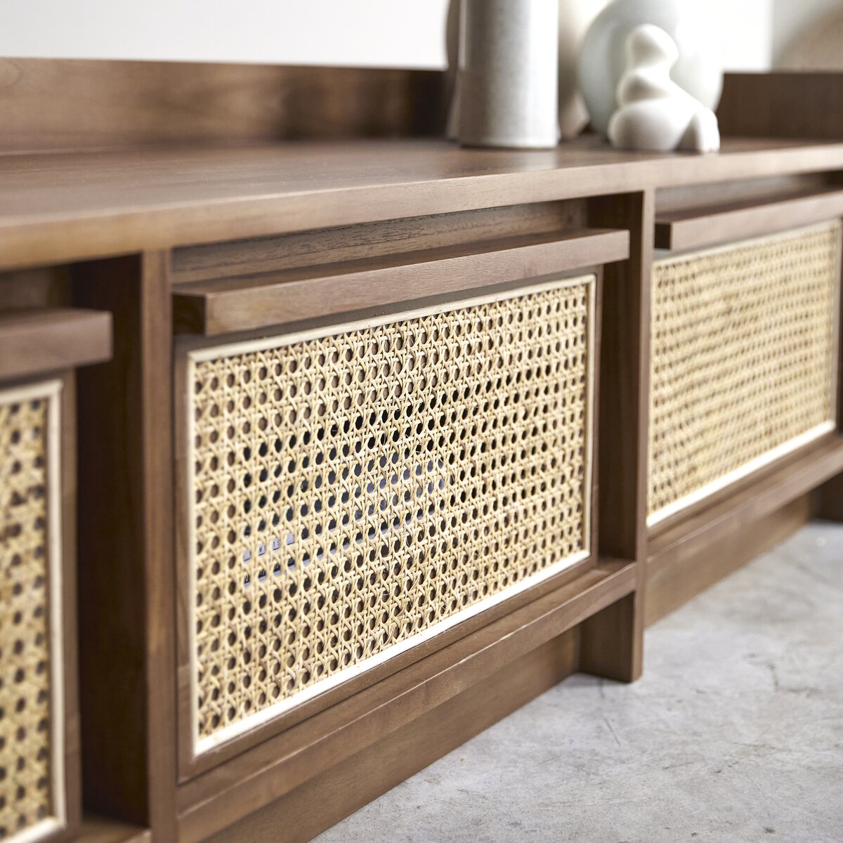 Yoko Rattan TV Unit - Lakkadhaara