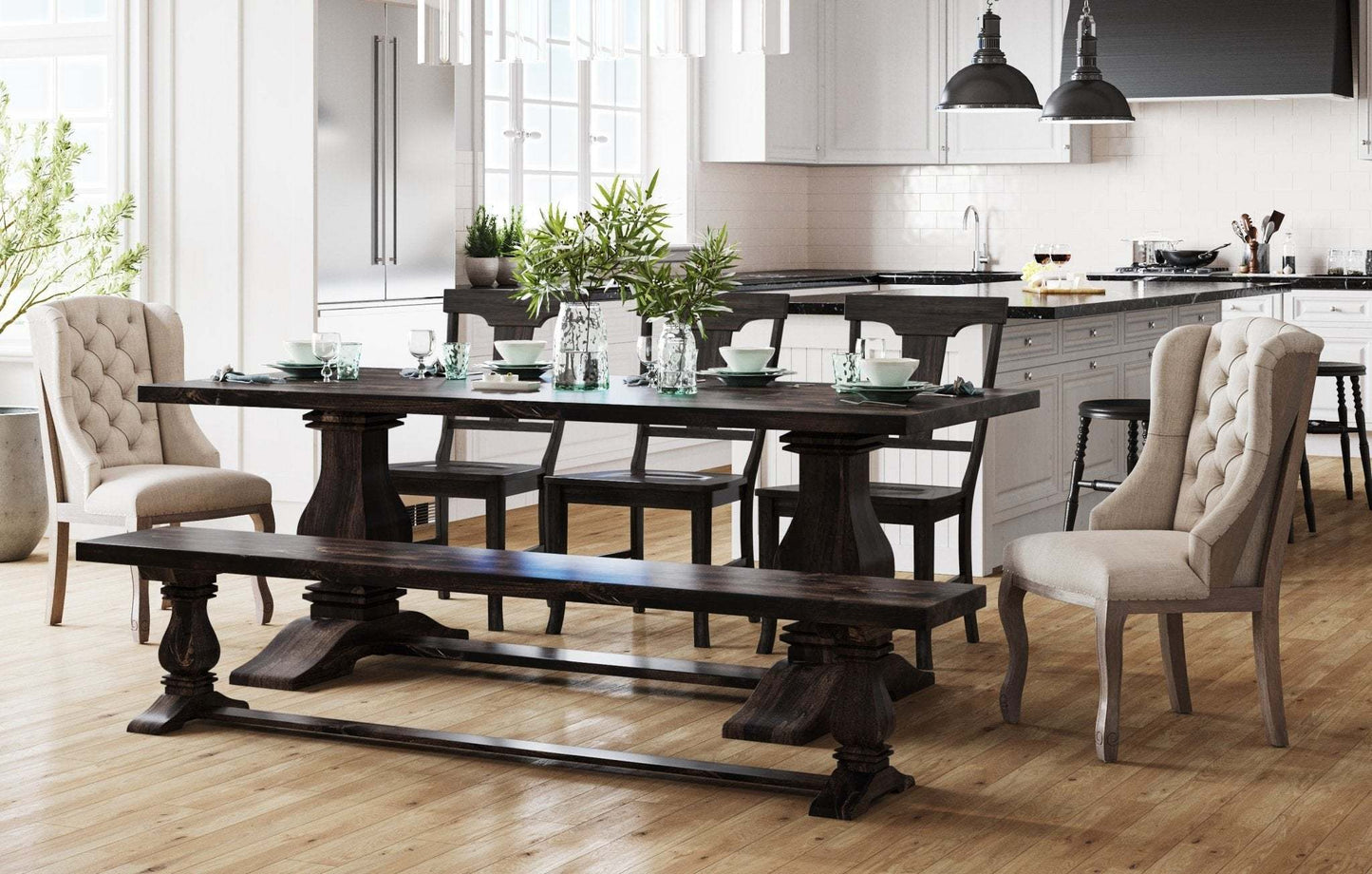 Olivia Solid Wood Dining Table
