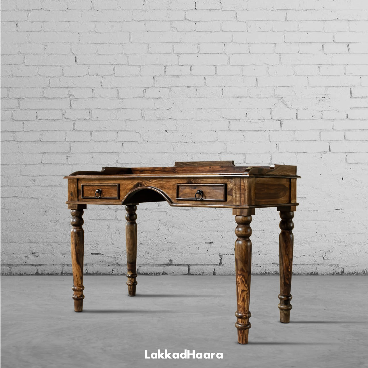 Agatha Solid Wood Study Table - Lakkadhaara