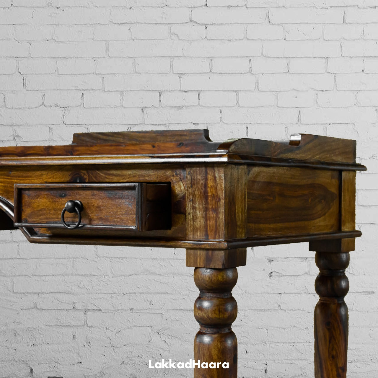 Agatha Solid Wood Study Table - Lakkadhaara