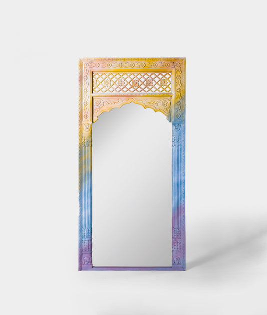 Aksha Carved Mirror - Lakkadhaara