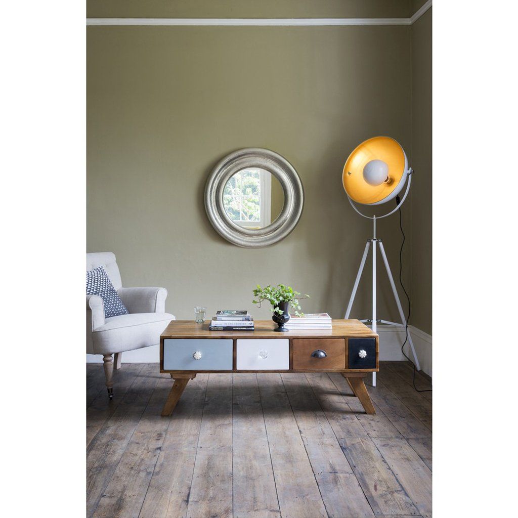 Albany Coffee Table With Four Drawers - Lakkadhaara