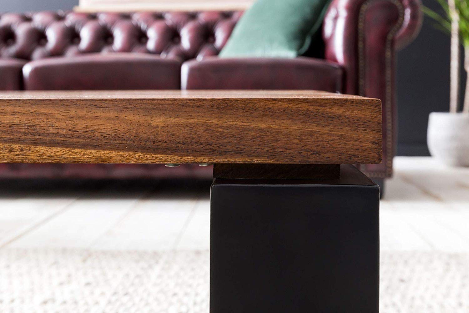 Albi Solid Wood Center Table - Lakkadhaara