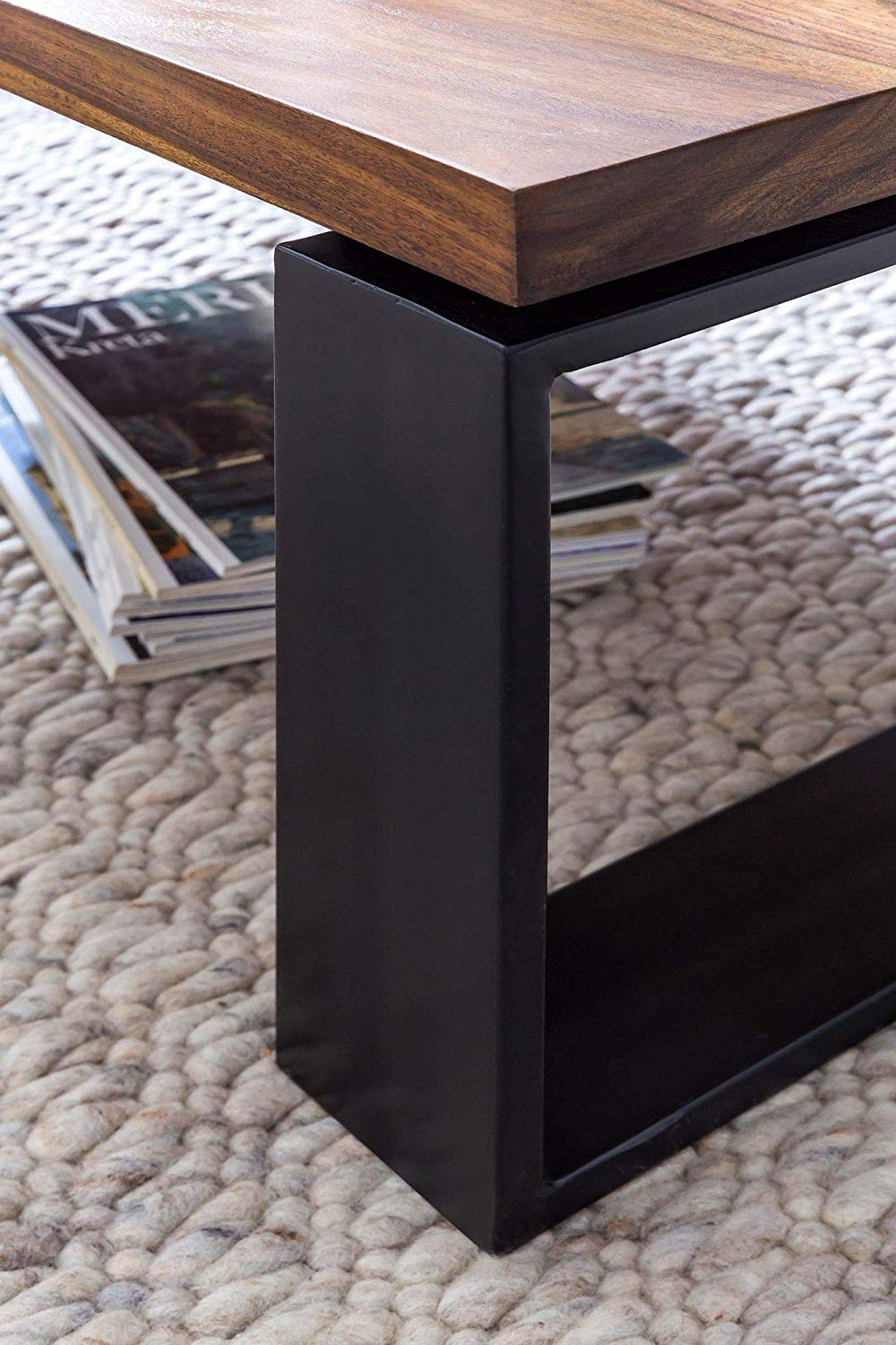 Albi Solid Wood Center Table - Lakkadhaara