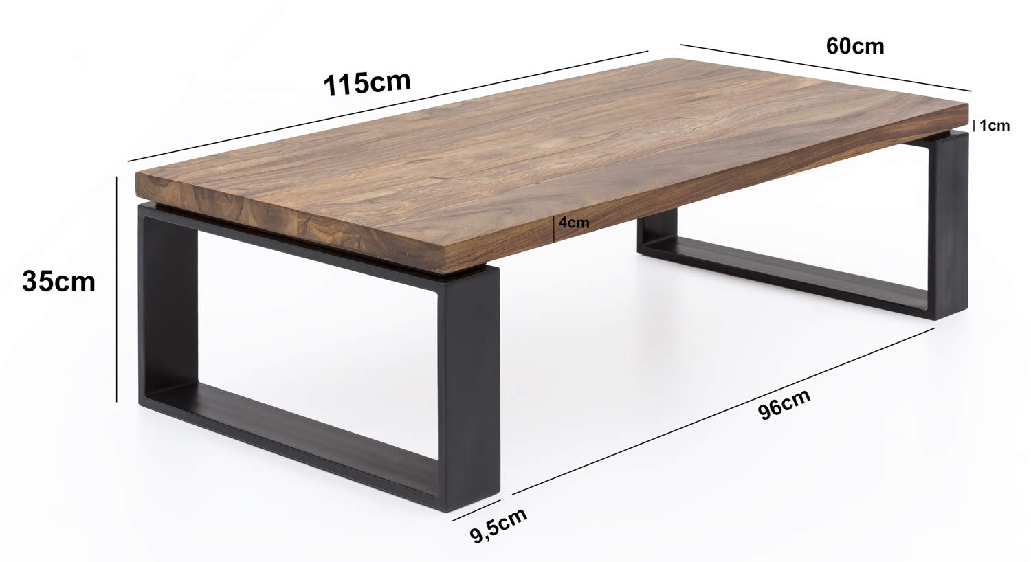 Albi Solid Wood Center Table - Lakkadhaara
