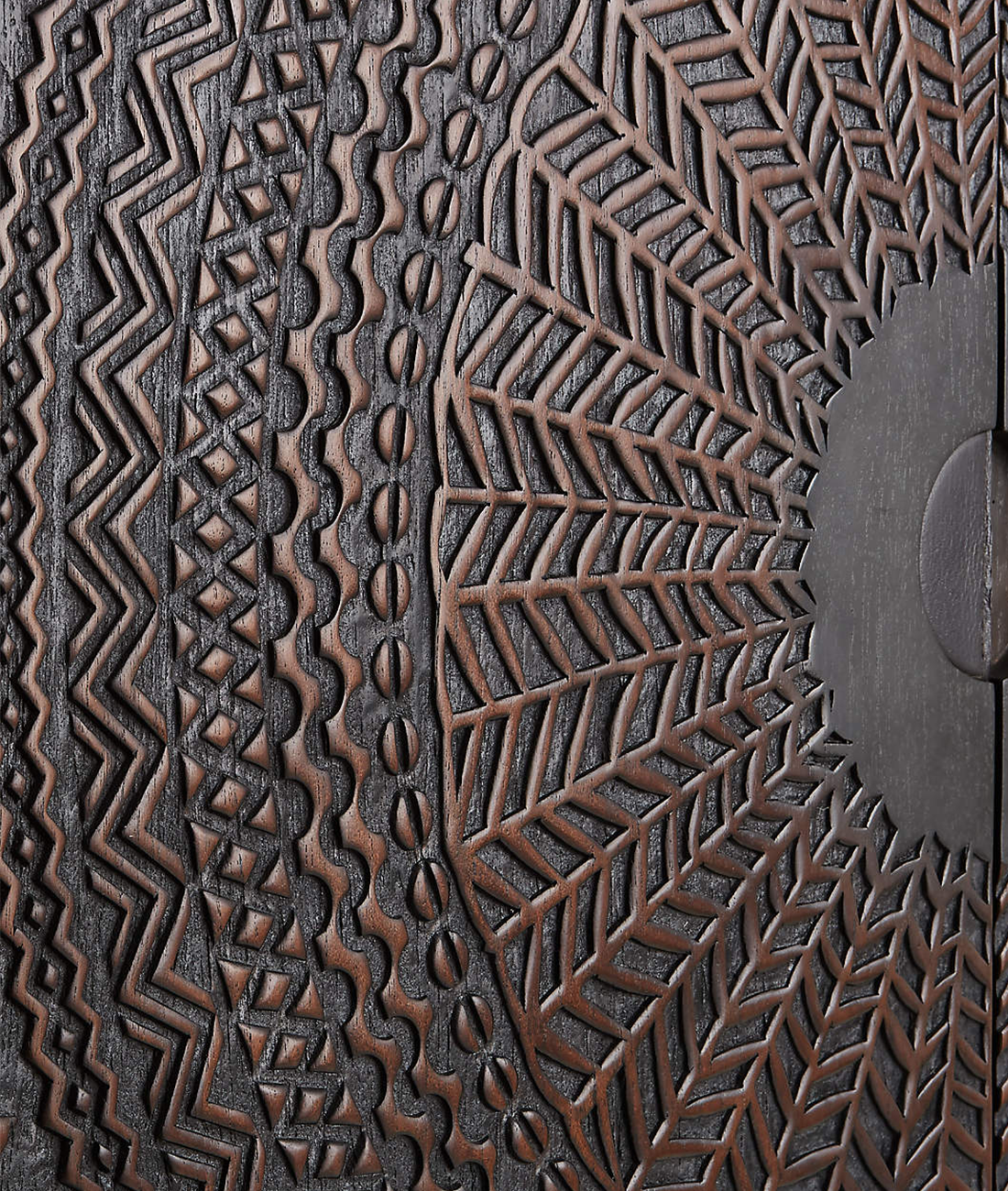 Ancestors Carved Cabinet - Lakkadhaara