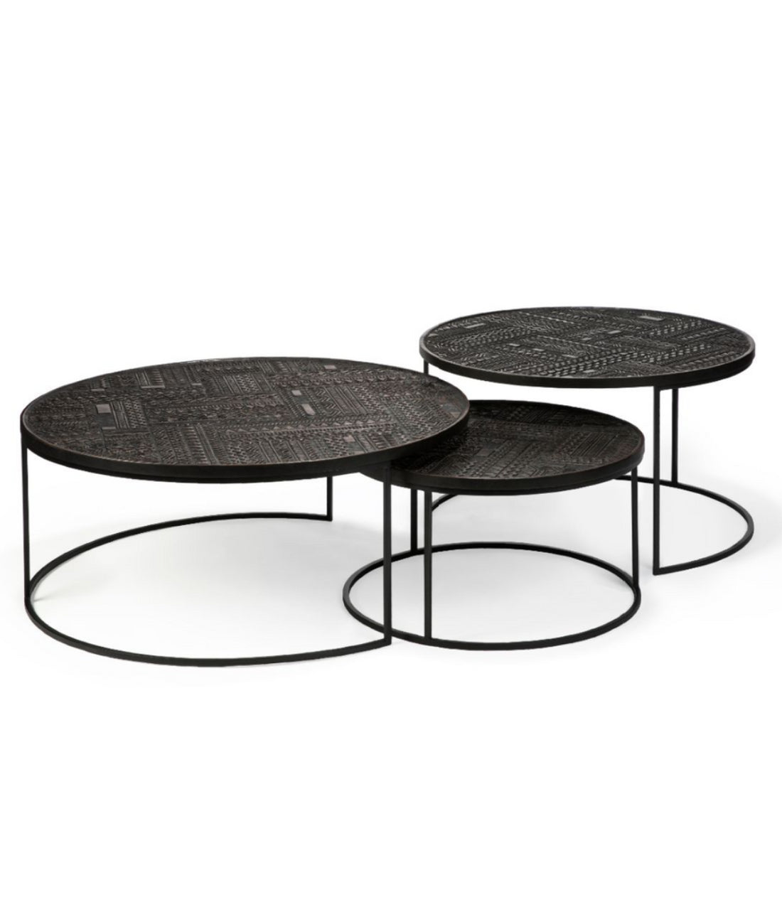 Ancestors Nesting Coffee Table Set - Lakkadhaara