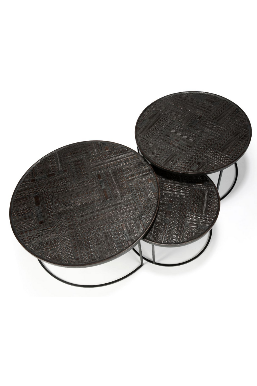 Ancestors Nesting Coffee Table Set - Lakkadhaara