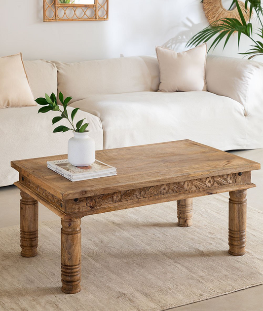 Anubis Solid Wood Center Table - Lakkadhaara