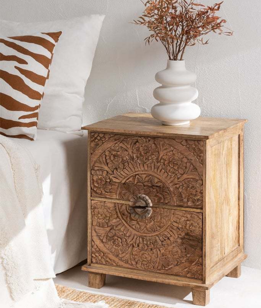 Aster Bed Side Table - Lakkadhaara