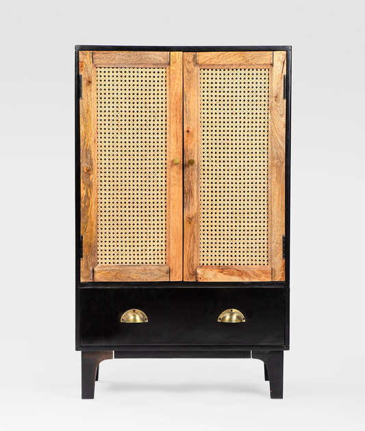 Aura Rattan Two Door Cabinet - Lakkadhaara