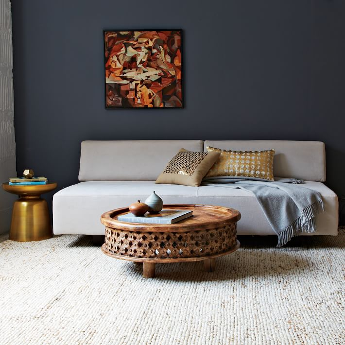 Carved Wooden Coffee Table - Lakkadhaara