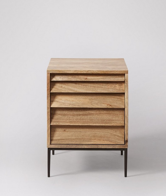 Dazbog Solid Wood Bed Side - Lakkadhaara