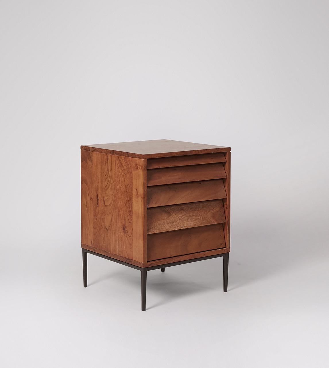 Dazbog Solid Wood Bed Side Table - Lakkadhaara
