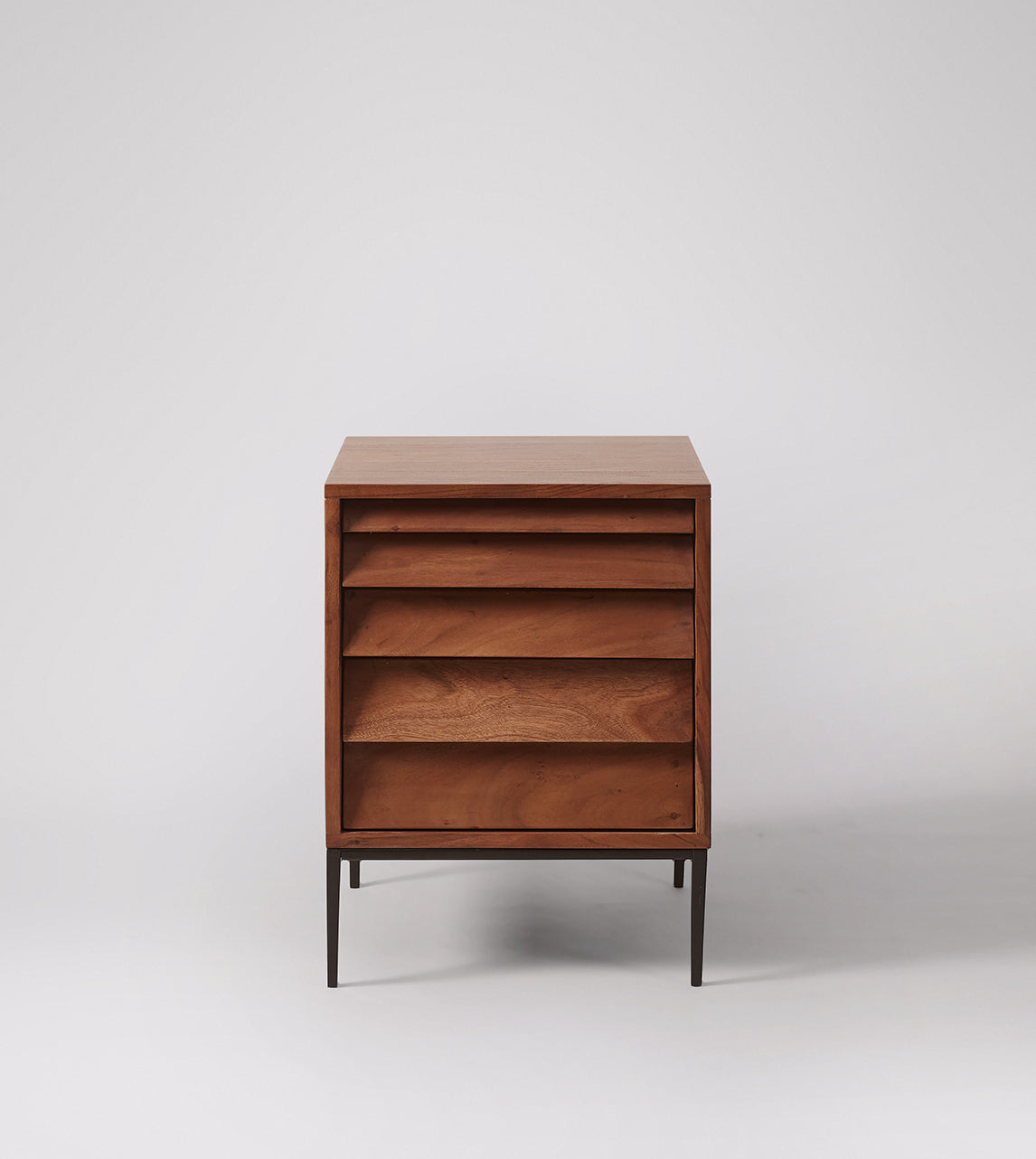 Dazbog Solid Wood Bed Side Table - Lakkadhaara