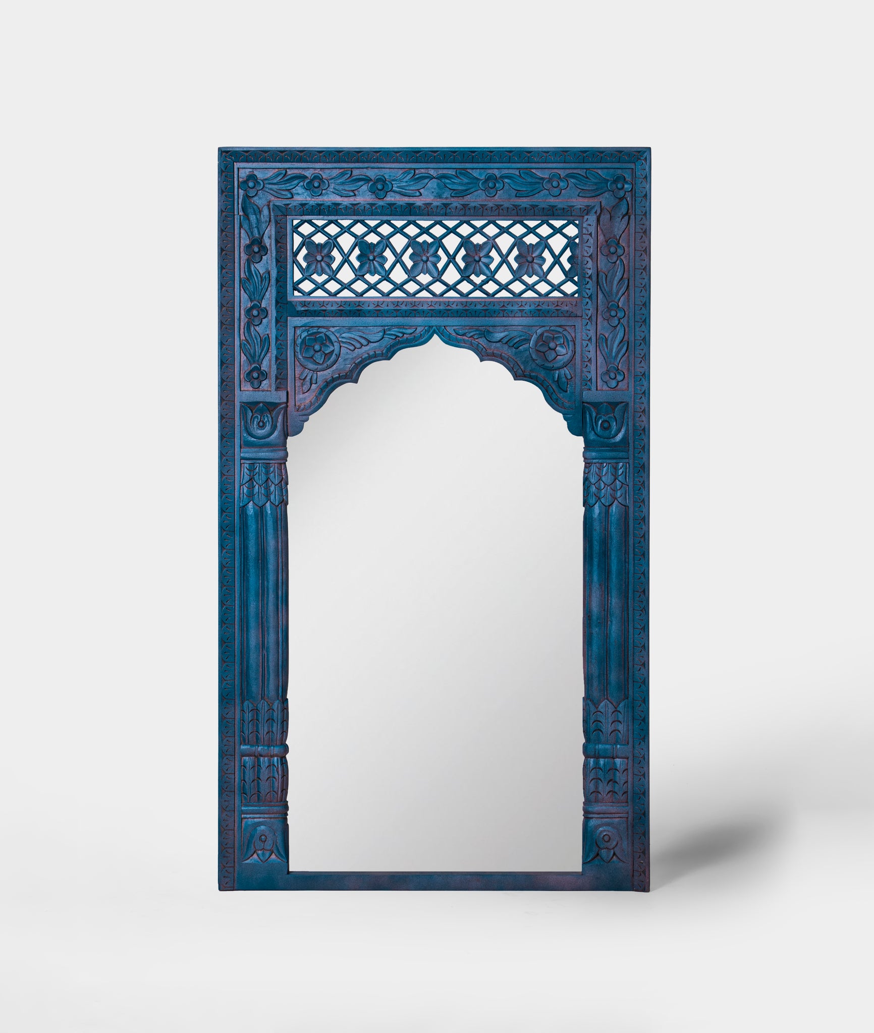 Dhwij Carved Mirror - Lakkadhaara
