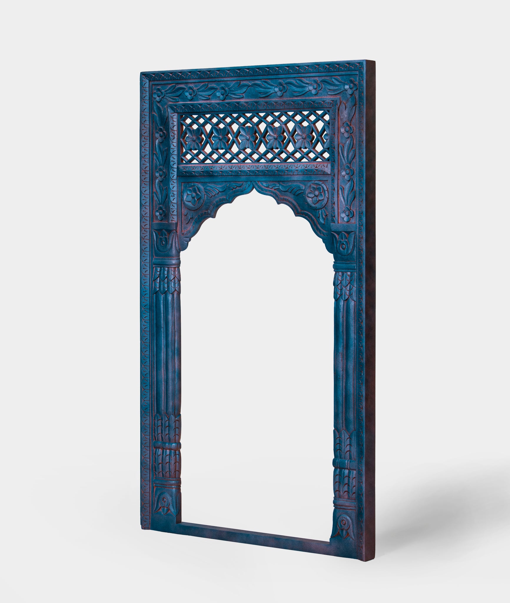 Dhwij Carved Mirror - Lakkadhaara