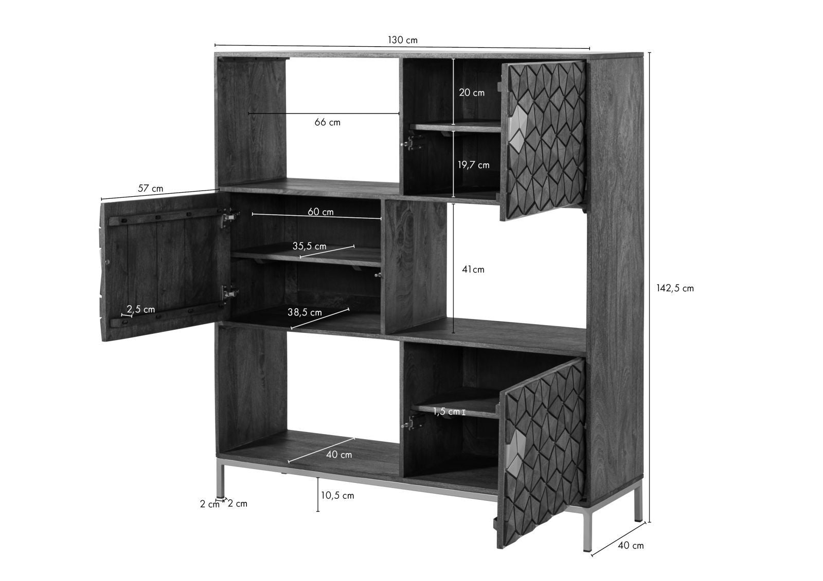 Diamond Bookcase - Lakkadhaara