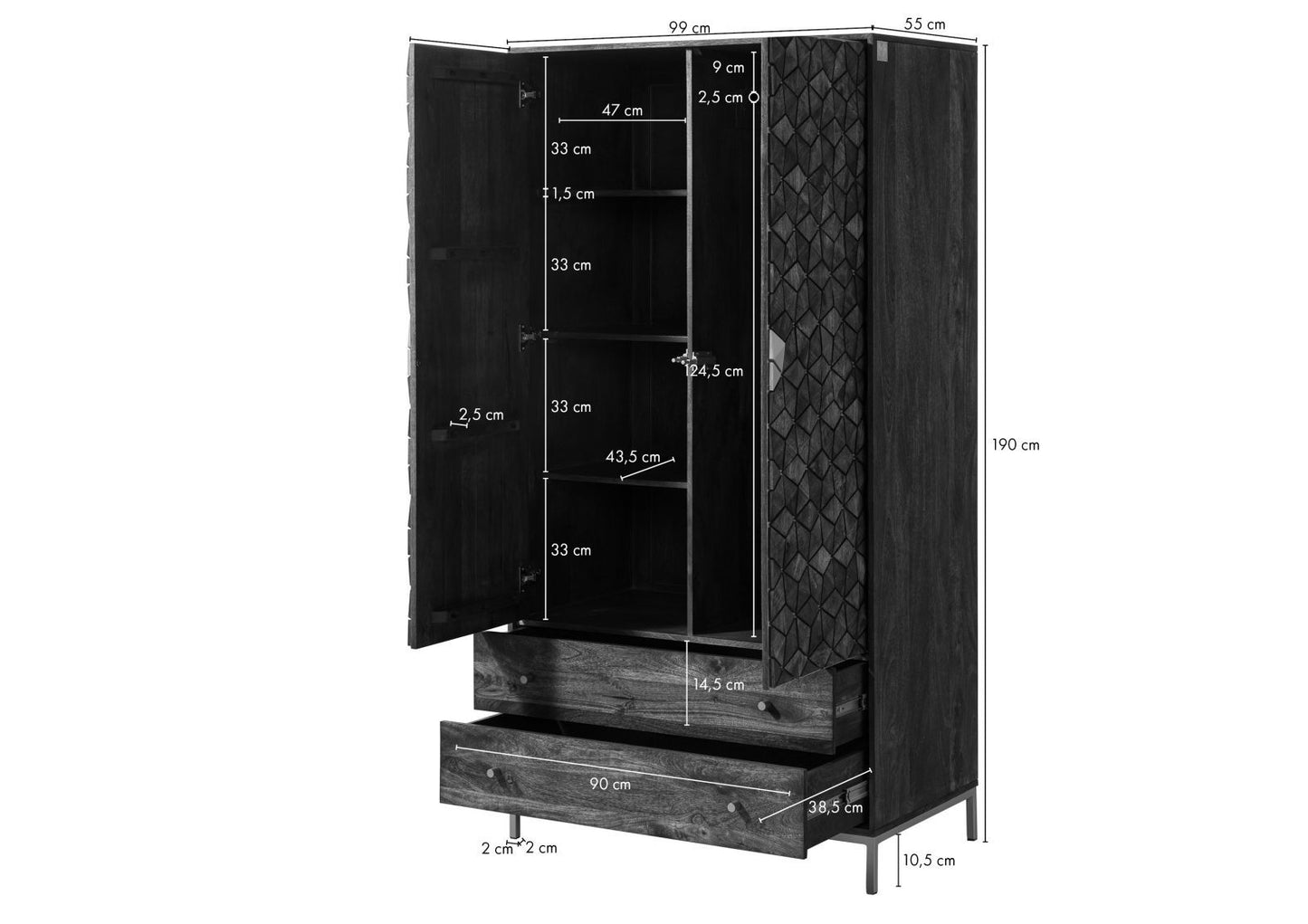 Diamond Wardrobe - Lakkadhaara