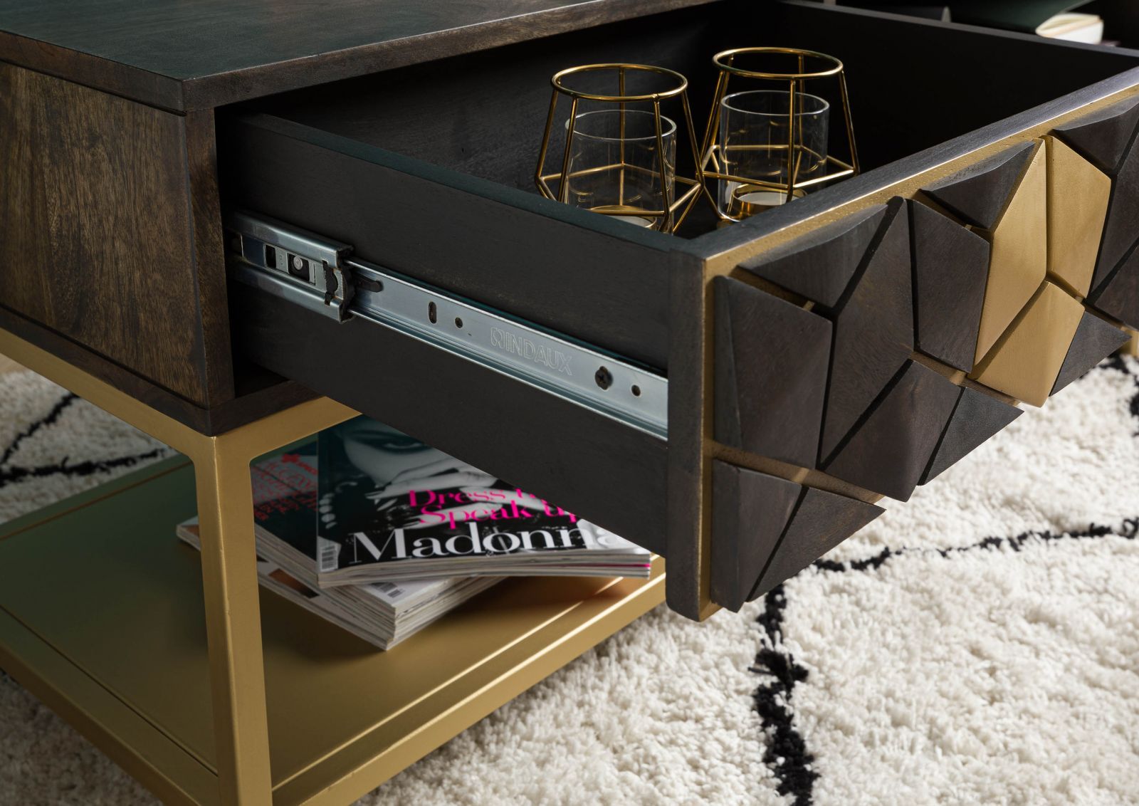 Diamond Coffee Table - Lakkadhaara
