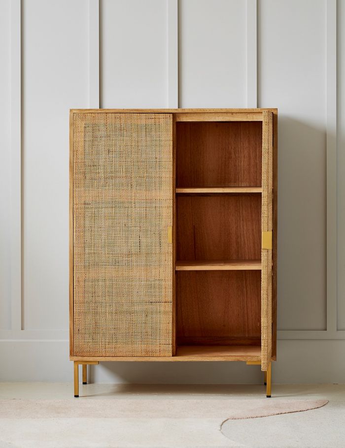 Divi Rattan Webbed Cabinet - Lakkadhaara