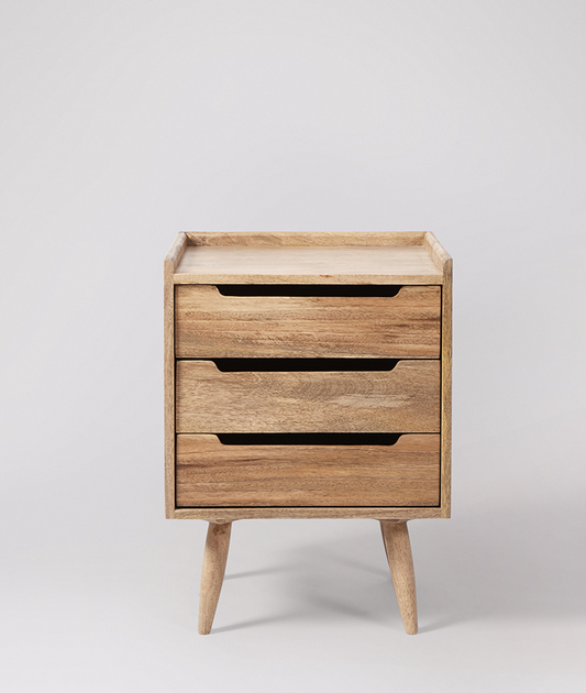 Finola Solid Wood Bed Side - Lakkadhaara