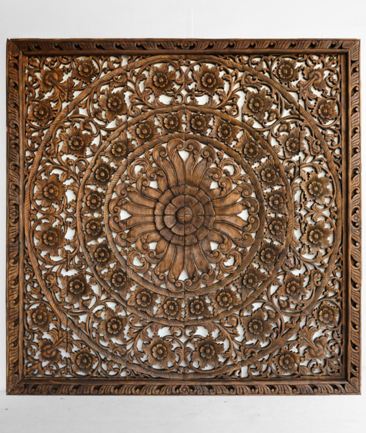 Floral King Size Headboard - Lakkadhaara