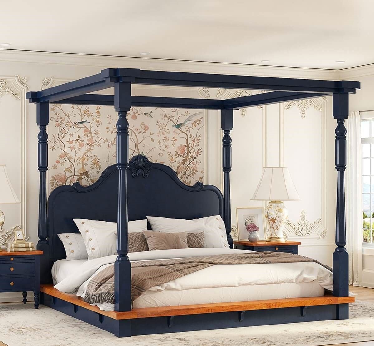 Florentina Poster Bed - Lakkadhaara