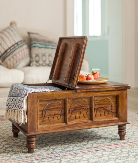 Gajraj Storage Coffee Table - Lakkadhaara