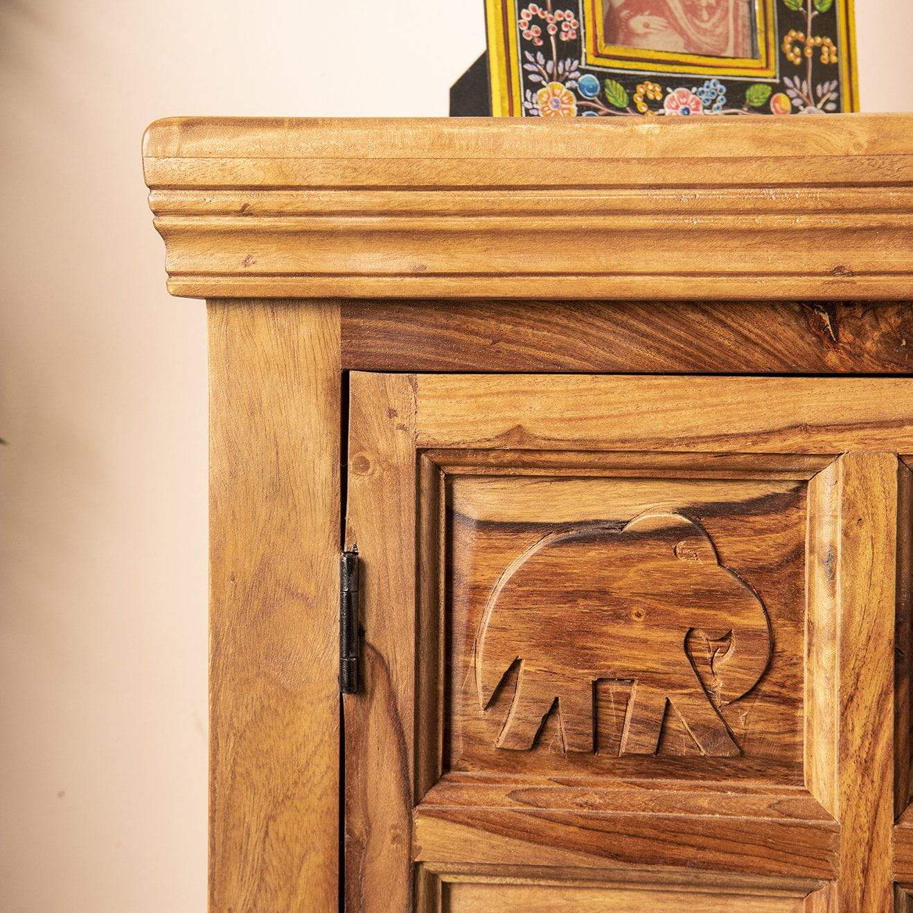 Gajraj Three Drawer Sideboard - Lakkadhaara
