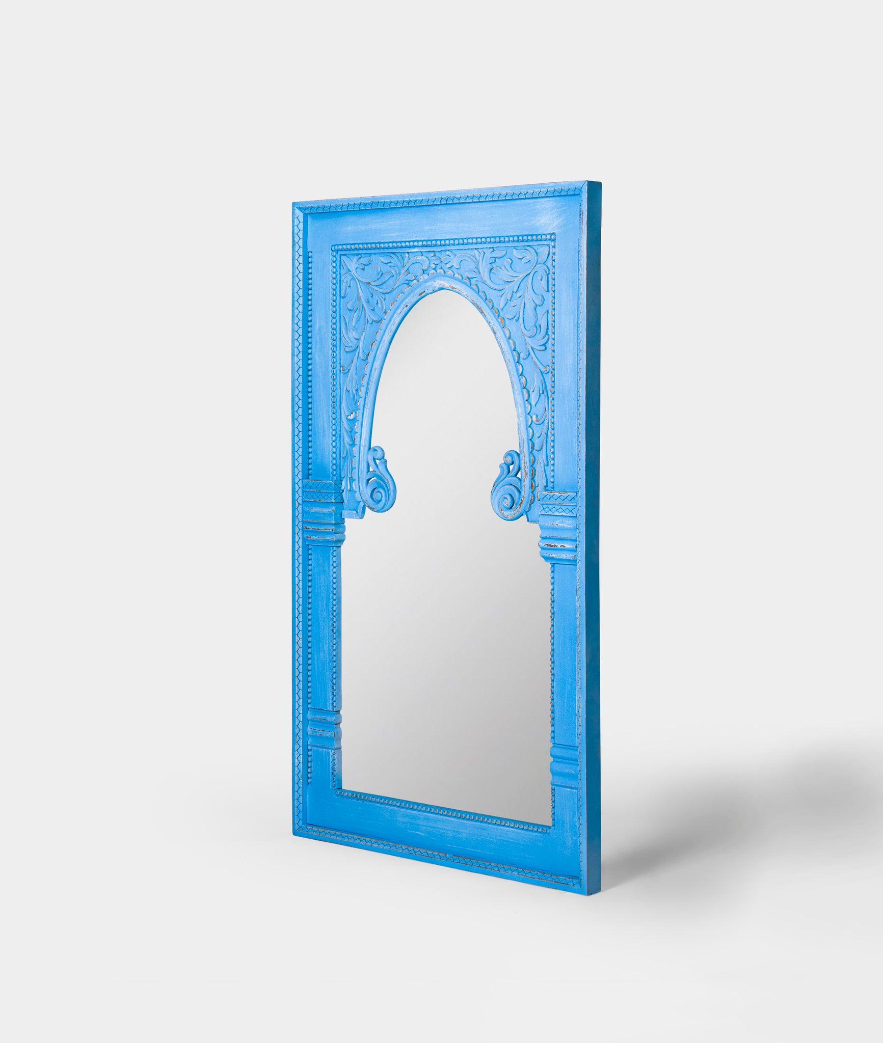 Ishwa Carved Mirror - Lakkadhaara