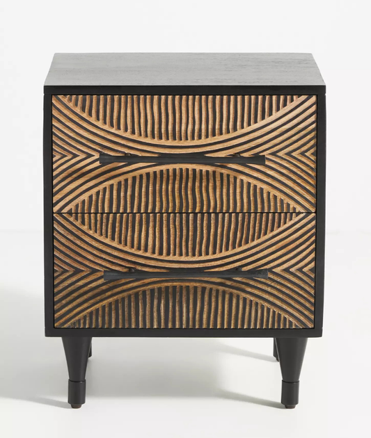 Izzy Carved Bed Side - Lakkadhaara