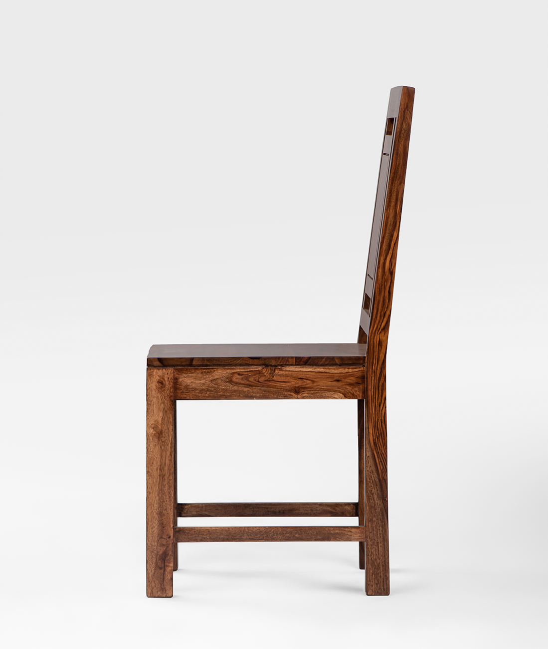 Majolica Tile Solid Wood Chair Set Of Two - Lakkadhaara